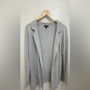 J Crew Gray Open Front Cardigan